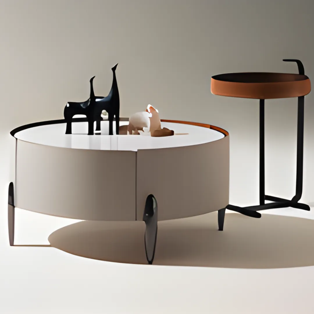 SYCJ-HZ SADDLE LEATHER COFFEE TABLE – C MODEL